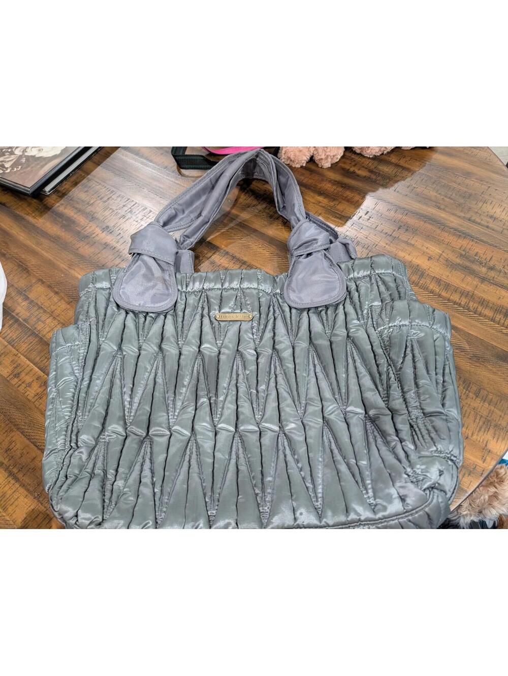 Timi and Leslie Marie Antoinette Grey Diaper Bag